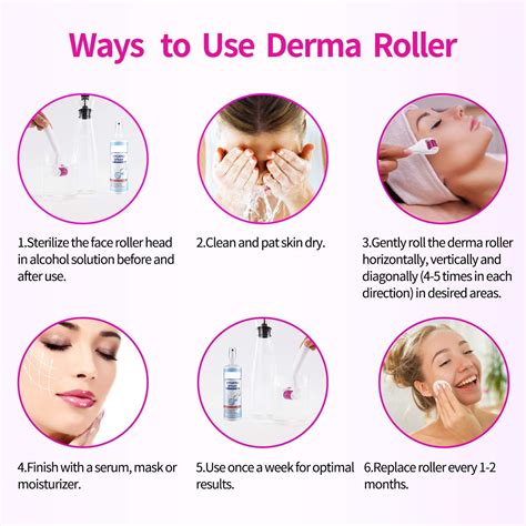 7 In 1 Derma Roller Kit With Jade Roller Facial Microneedle Roller