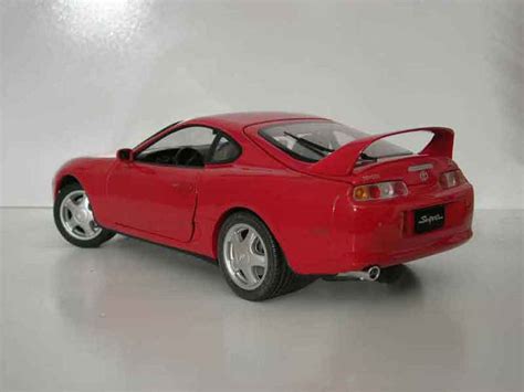 Diecast Model Cars Toyota Supra 1 18 Kyosho Mkiv Red