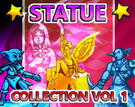 STATUE COLLECTION VOL 1 - Pixel Art by kiddolink