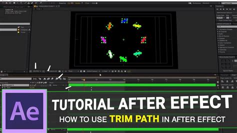 After Effects Tutorial How To Use Trim Path In After Effect For