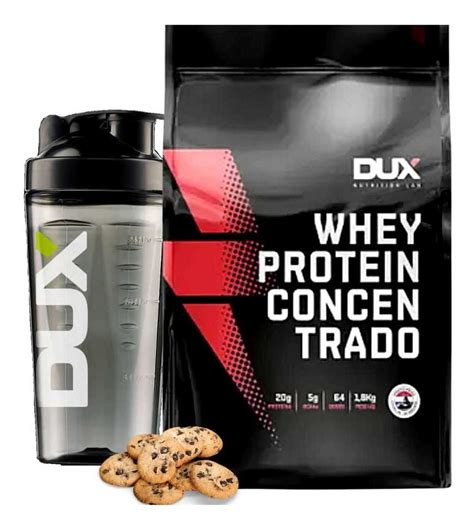 Whey Concentrado Dux Refil 1 8kg Brinde O Melhor Sabor Frete grátis