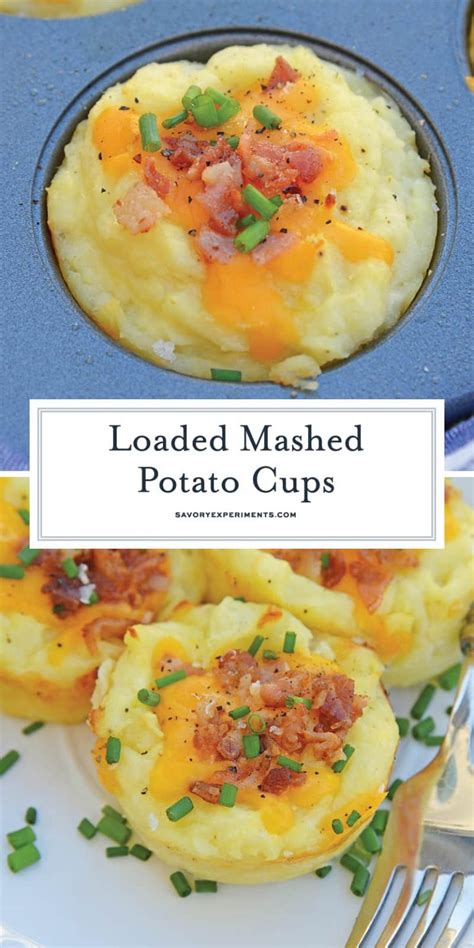 Mashed Potato Cups Recipe Savory Experiments