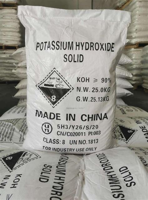 Industrial Grade Chemical 95 Potassium Hydroxide Koh Cas 1310 58 3