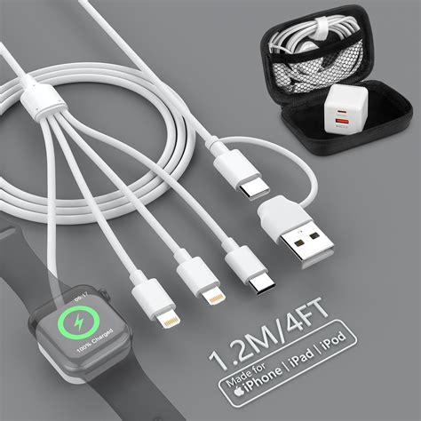 Cargador USB C para Apple Watch 2023 con cargador de pared rápido PD de