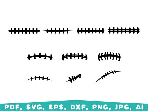 Football Laces Svg Bundle Football Laces Football Silhouette Etsy UK