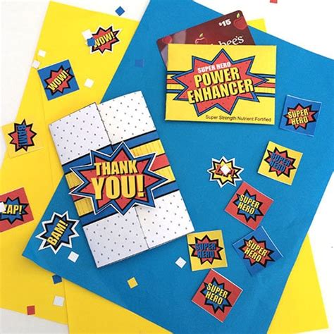 Superhero Teacher Appreciation Free Printables