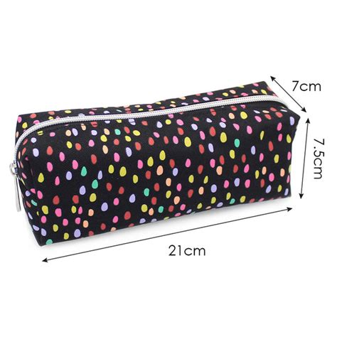 Rainbow Spots Black Pencil Case Brydens Retail Inc