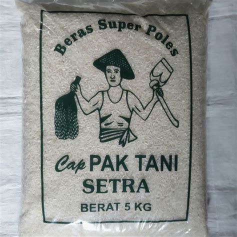 Jual Beras Cap Pak Tani Kemasan 5kg Shopee Indonesia