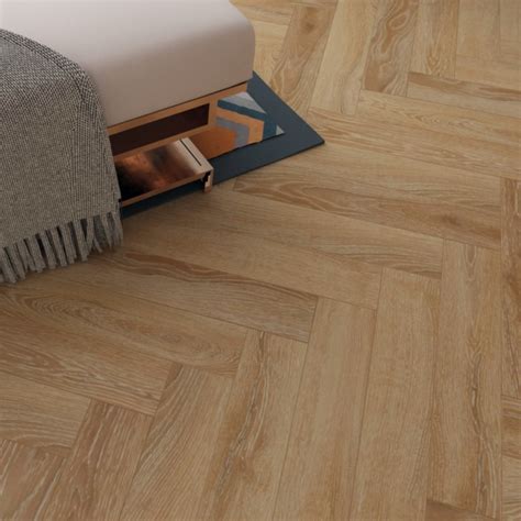 Honey Oak Herringbone 5mm Spc Lvt Heavy Duty 0 5 Wear Layer Click