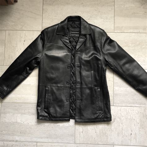 Preswick Moore Black Faux Leather Jacket Fortune Jackets