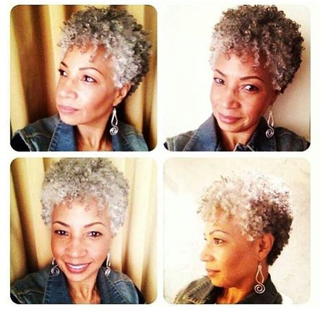 Naturally Ageless Beauty Natural Gray Hair Natural Hair Styles Grey