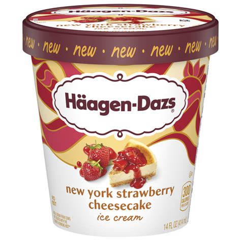 Save on Haagen-Dazs Ice Cream New York Strawberry Cheesecake Order Online Delivery | Food Lion