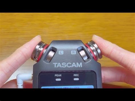 ASMRTASCAM マイクを直接指で触る音 Mic Touching No Talking 音フェチ YouTube