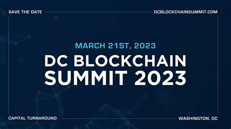 DC Blockchain Summit 2023 Crypto Events