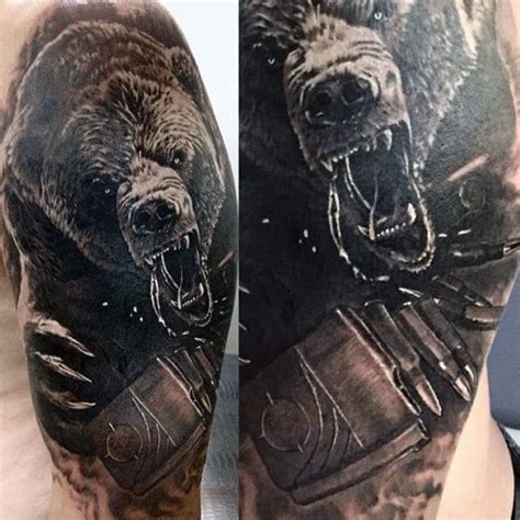 60 Bear Tattoo Designs For Men Masculine Mauling Machine