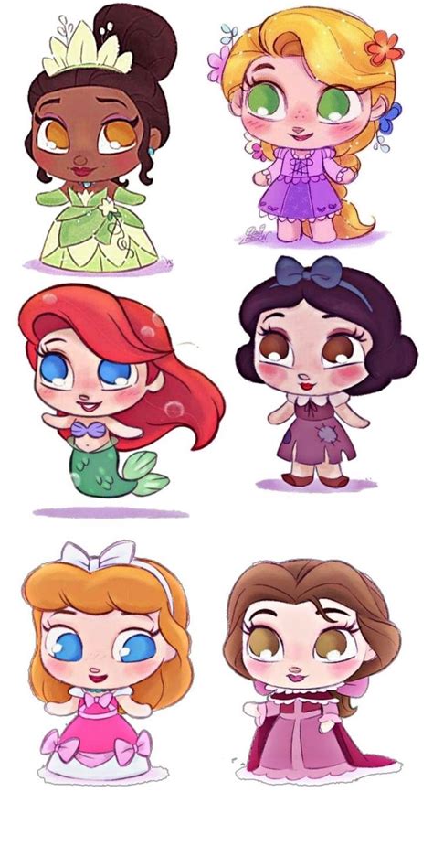 Pin De KAVAERCA Em DIBUJOS DE PRINCESAS DISNEY Coisas Fofas Da