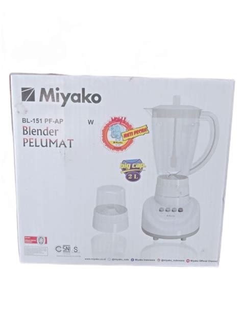 Blender Plastik Miyako Bl Pf Ap Putih Lazada Indonesia