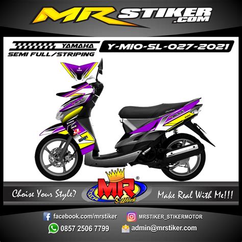 Stiker Motor Decal Yamaha Aerox New Dark Tosca Grafis Line