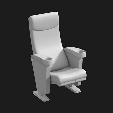 Download Cinema Chair 001 3D Models for free | Freepik