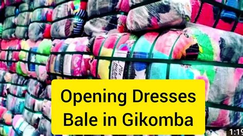 Thrifting At Gikomba Market How Bales Are Opened Mixed Dress Bales