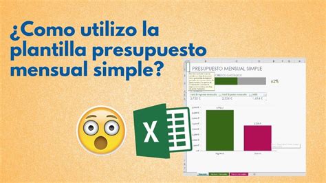 Como Utilizar La Plantilla Presupuesto Mensual Simple En Excel