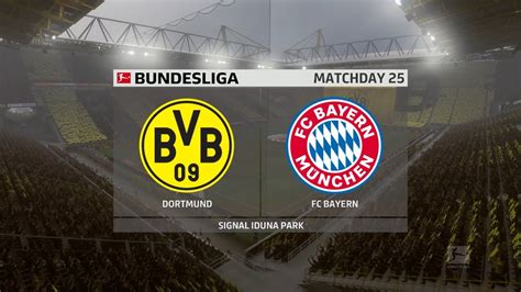 Borussia Dortmund Vs Bayern Munchen Fifa 20 Der Klassiker Youtube