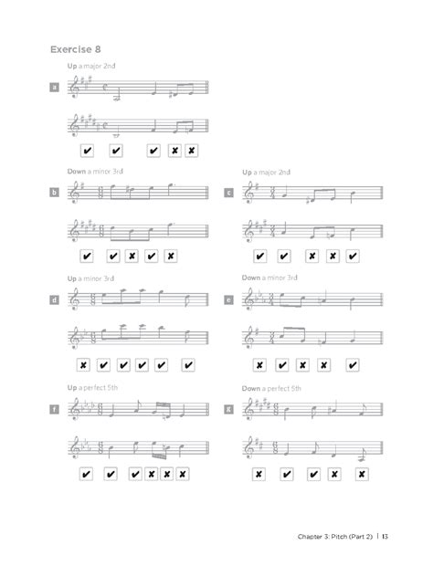 Discovering music theory grade 5 workbook answer (a few) - Chapter 3