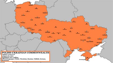 Polish Lithuanian Commonwealth At Its Largest Extent 1619 Rmaps