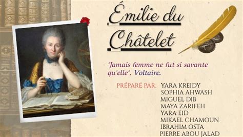 Émilie Du Châtelet
