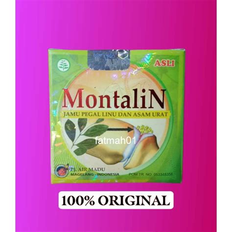 MONTALIN HERBAL CAPSULE 100 ORIGINAL 1BOX 10SACHETS Shopee Philippines