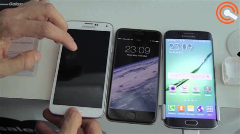 Comparativo Galaxy S6 Edge Vs IPhone 6 Vs Galaxy S5 YouTube