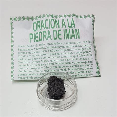 Amuleto Piedra De Iman Atrae Dinero Oracion Incluida Botanica