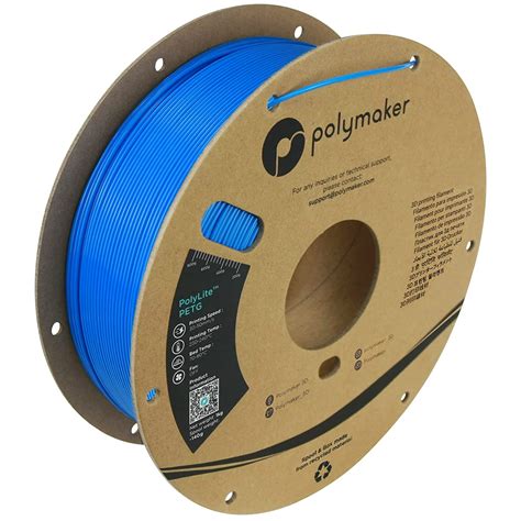 Polymaker Petg Filament Mm Kg Strong Petg Electric Blue Filament