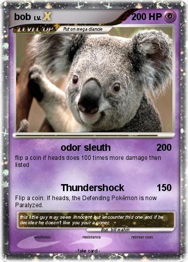 Pokémon Bob 3676 3676 Odor Sleuth My Pokemon Card