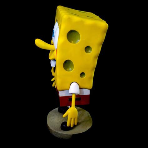 Fiberglass SpongeBob Sculpture - onlyartsculpture.com