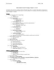 Psych 1101 Exam 1 Study Guide Dr Sorenson PSYC 1101 Study Guide For