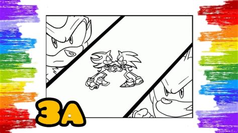 Sonic Vs Shadow Coloring Pages Sonic Coloring Pages Tobu Candyland Ncs Release Youtube