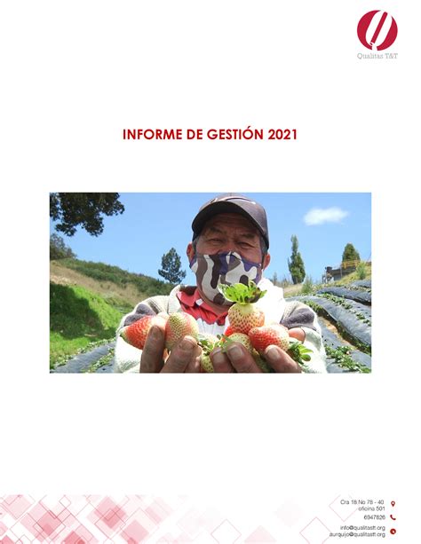 Informe Gestion Qualitas Informe De Gestin Este Informe De