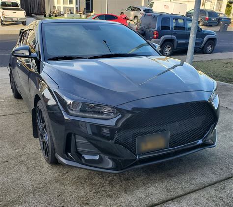 Hyundai Veloster Custom Mesh Grill Insert Kit By