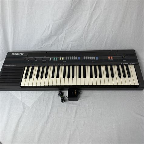 Casio Casiotone Ct Keyboard W Power Cord Pulse Code Modulation