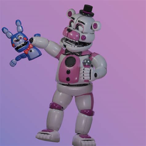 Fnaf Ar Funtime Freddy Blender 28 Port Release By Kreative Memes On Deviantart