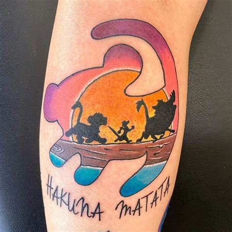 100 Striking Hakuna Matata Tattoos To Lean Back On For Nostalgia