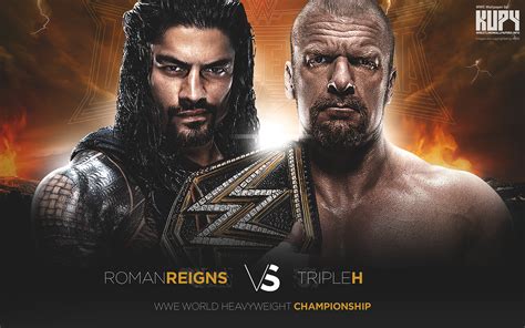 Wrestlemania 32 - Triple H vs Roman Reigns - WWE Wallpaper (39416280 ...