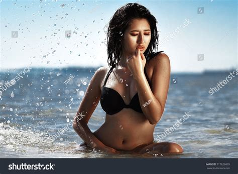 Sexy Asian Model Bikini Stock Photo Shutterstock