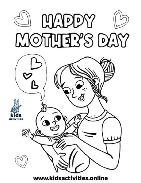 99 Best Mothers Day Colouring Pages Free Printable Pdfs