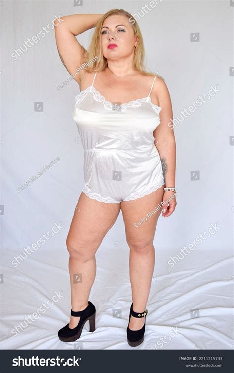 Woman White Lingerie Vintage Lingerie Teddy Stock Photo Shutterstock