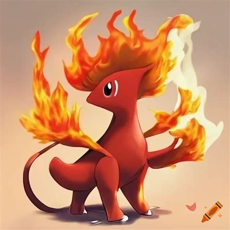 Fire Starter Pokemon On Craiyon