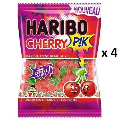 Cherry Pik HARIBO 4 X 120gr 480gr ALLOBONBONS