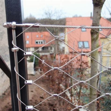 Balustraden Gel Nder Einf Llen Edelstahl Seil Masche