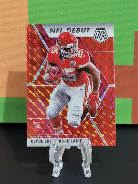 2020 Mosaic CLYDE EDWARDS HELAIRE Rookie NFL Debut Red Prizm 266 RC